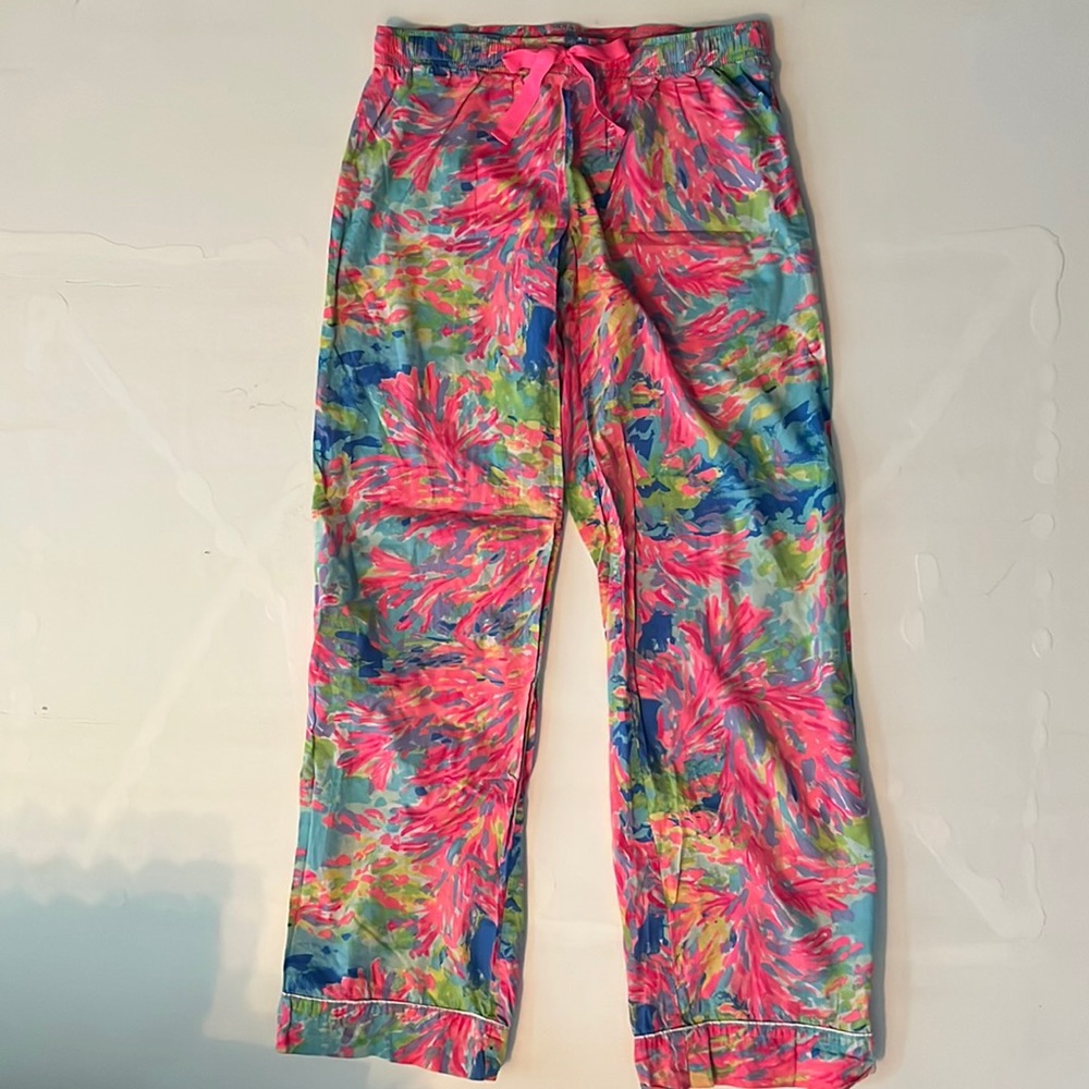 Lilly Pulitzer Pajama pants drawstring size Medium